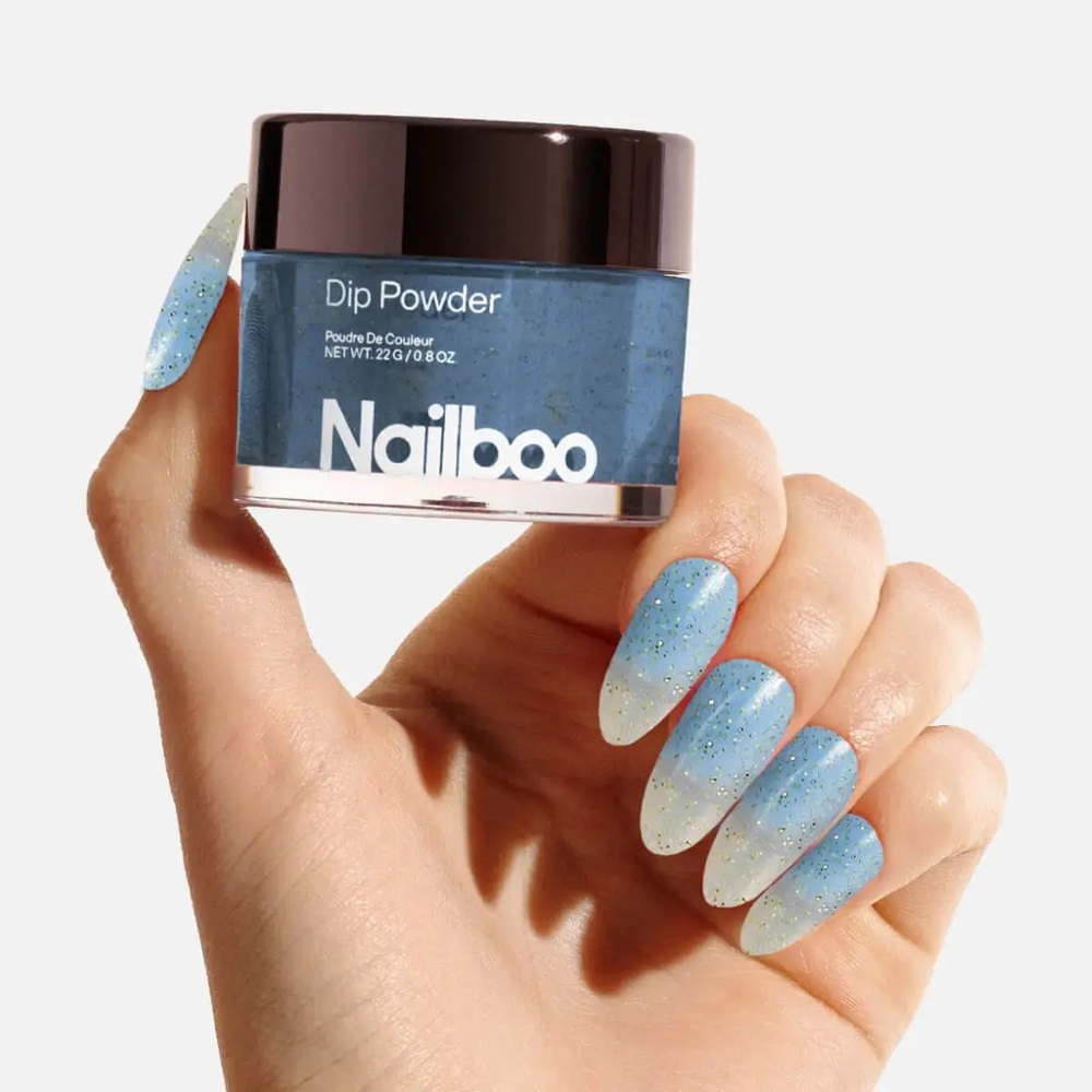 NWOB- Nailboo Blue Dip Powder- LimeLight (blue)